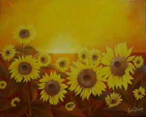 Encore des tournesols (41X33)