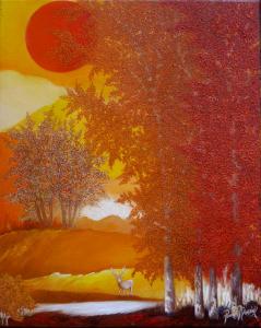 Le solitaire (33X40)