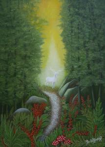 Au bout du chemin (33X46)