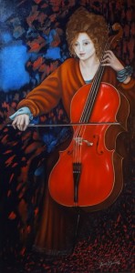 Le jour du violoncelle (50X100)            