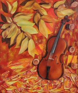 Feuilles d’automne (46X55)            