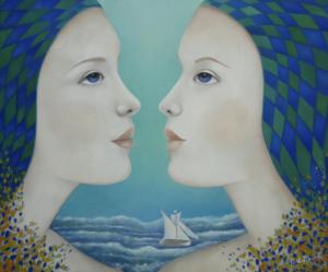 Le double méditatif de Junon (55X46)