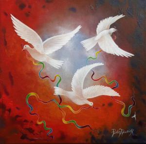 Les semeurs-d'arcs-en-ciel (40x40)